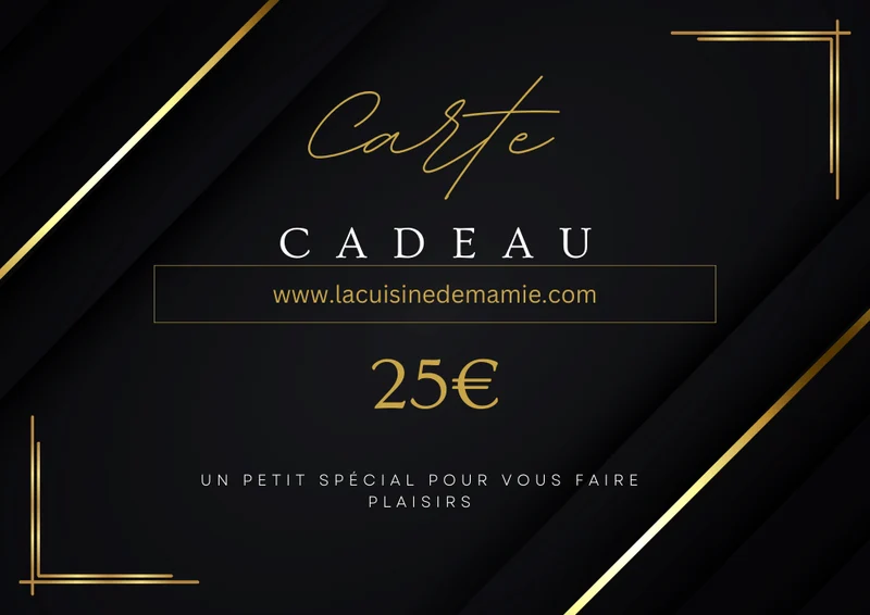 Carte Cadeau Numérique La Cuisine de Mamie