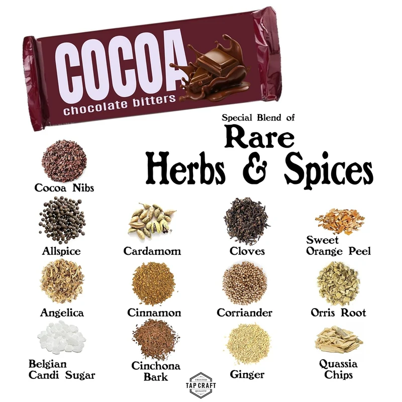 Cocoa Bitters Botanical Blend