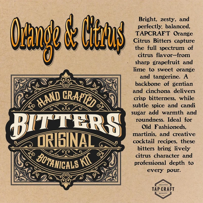 Orange & Citrus Bitters Making Kit