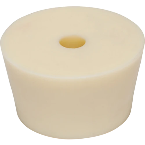 Size #10 Drilled Rubber Stopper