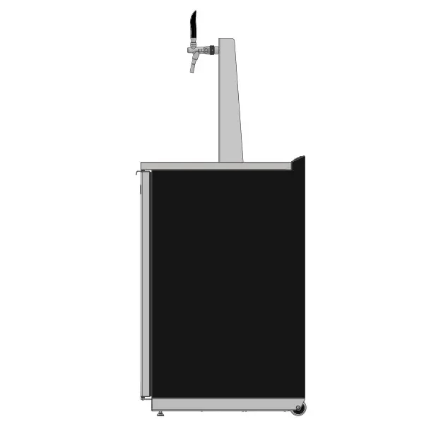 Dispensador de cerveza Kegerator Combi Cold Bar 50