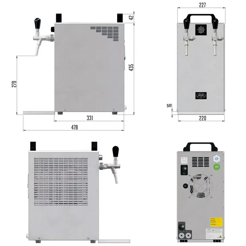 Dispensador de cerveza Lindr Kontakt 40