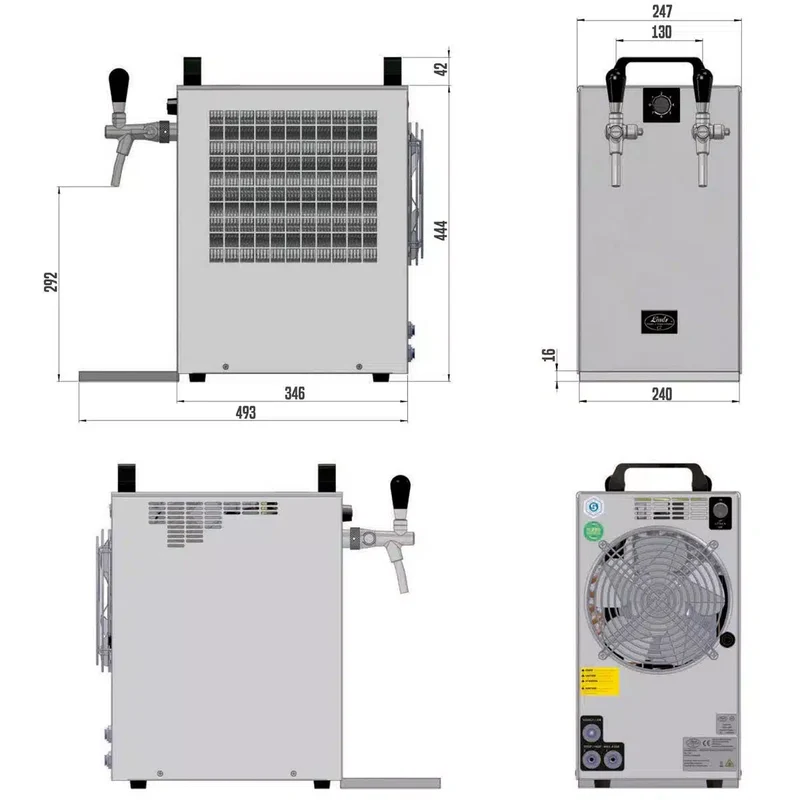 Dispensador de cerveza Lindr Kontakt 70/K
