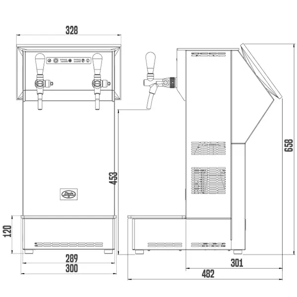 Dispensador de cerveza Kontakt 60/K Vision