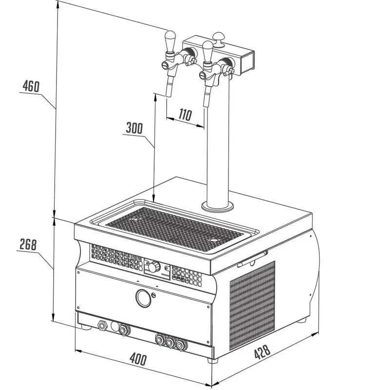 Dispensador portátil Kontakt 55/K Profi