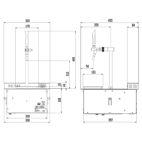 Dispensador de cerveza para cocina Lindr Pygmy Pro Kitchen