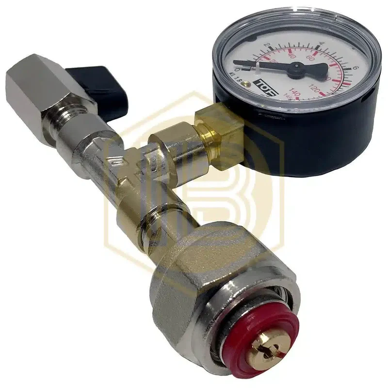 Manómetro de cabezal de rosca 1/2 BSP