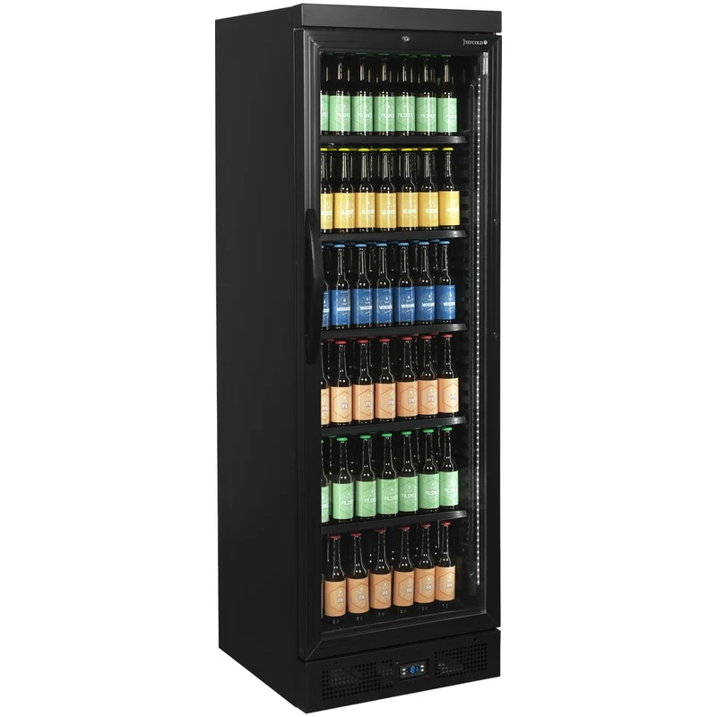 TEFCOLD CEV435 BLACK | Enfriador de botellas negro profesional