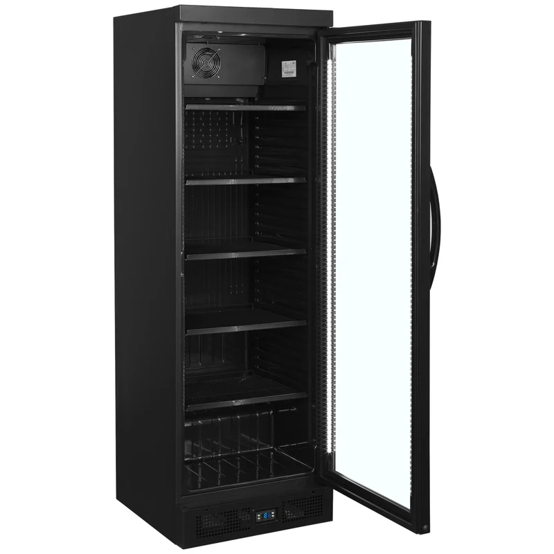 TEFCOLD CEV435 BLACK | Enfriador de botellas negro profesional