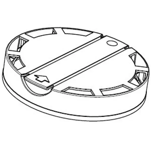 Tapa plástica precinto blanco para barril