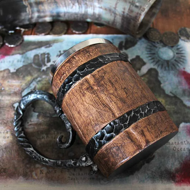 Chope de bière de viking