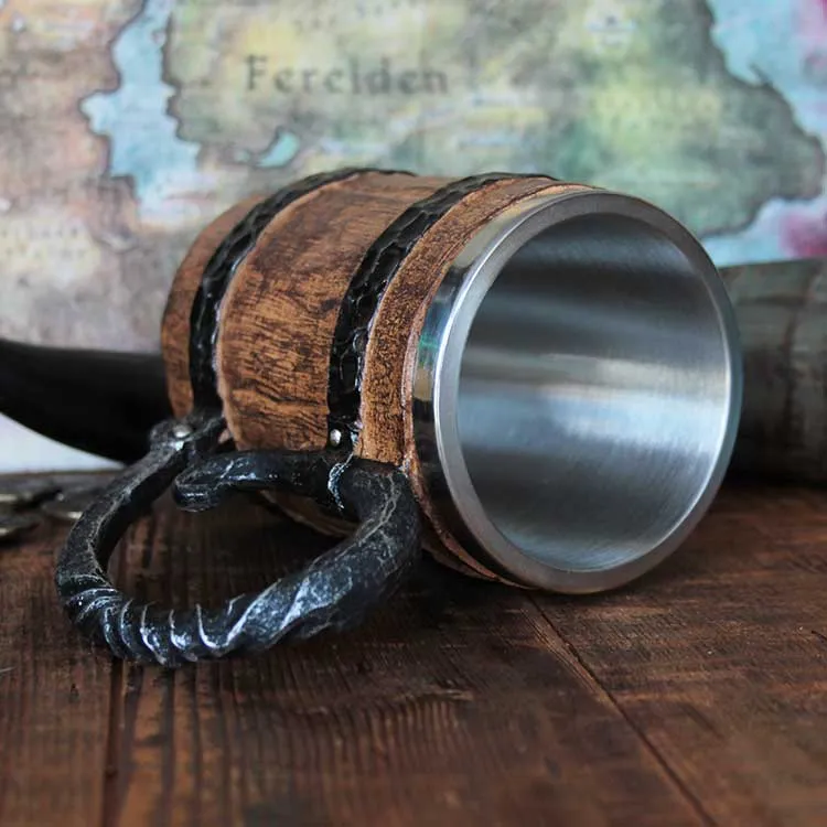 Chope de bière de viking
