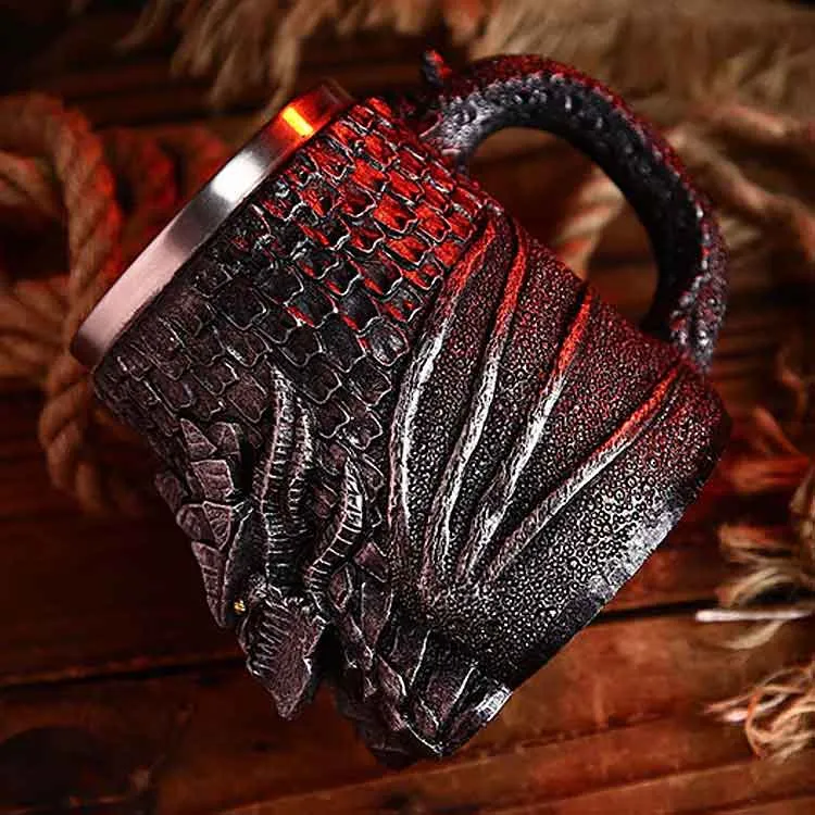 Chope de Dragon Noir