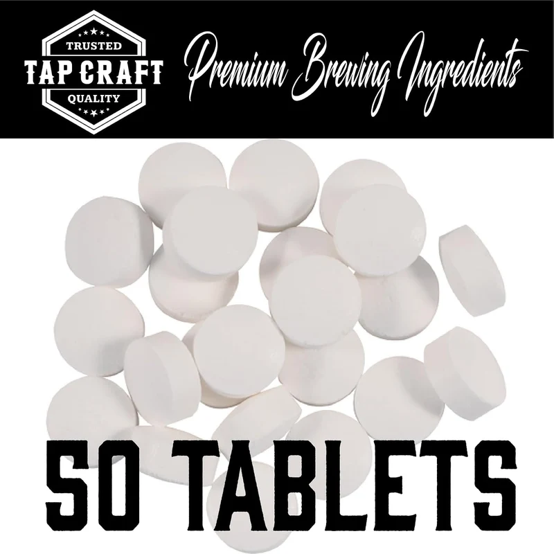 50 Campden Tablets, Potassium Metabisulfite, For Grape, Cider & Fruit Wine