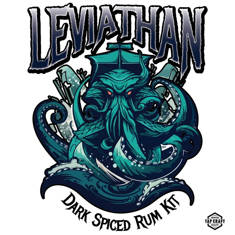 LEVIATHAN Dark Spiced Rum Recipe Kit, 5 Gallon