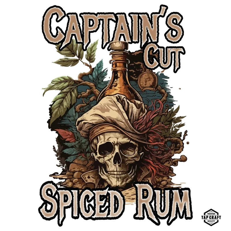 CAPTAIN'S CUT Spiced Rum Fermentation Kit, 5 Gallon