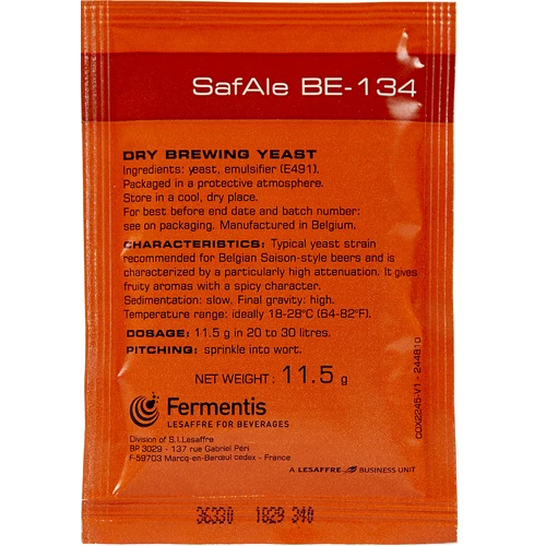 Safale BE-134 Belgian Ale Yeast