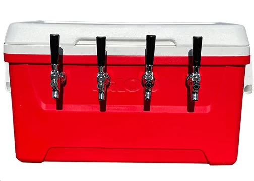 Four Tap Draft Beer Jockey Box