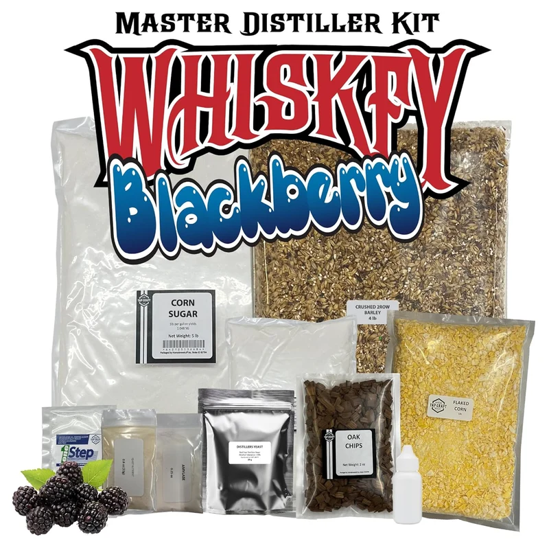 Master Distillers Blackberry Whiskey Recipe Mash Kit