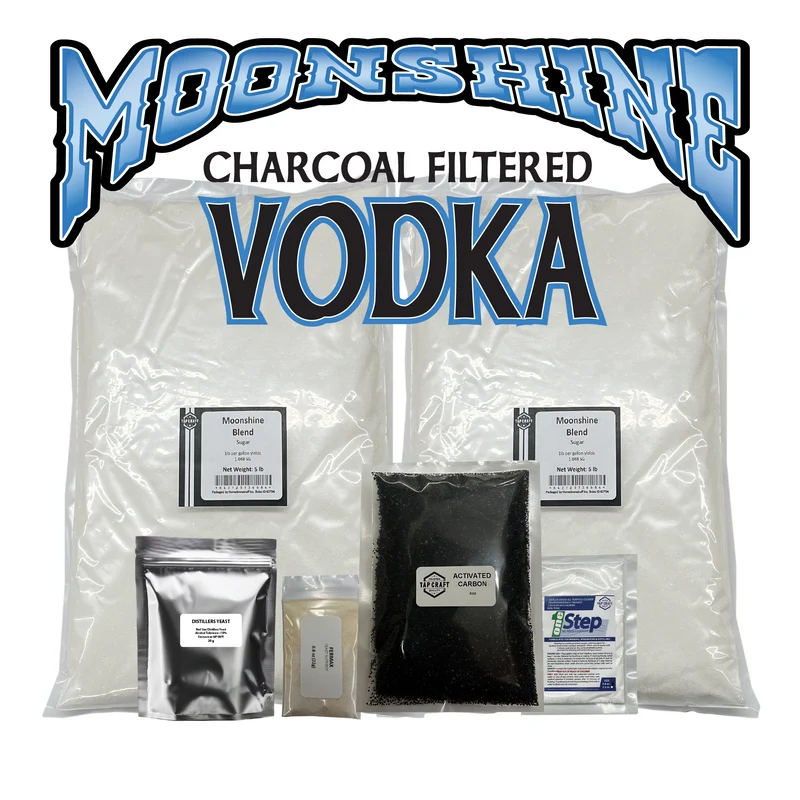 Vodka Recipe Mash Kit – DIY Flavored Vodka Kit - Carbon Filtering