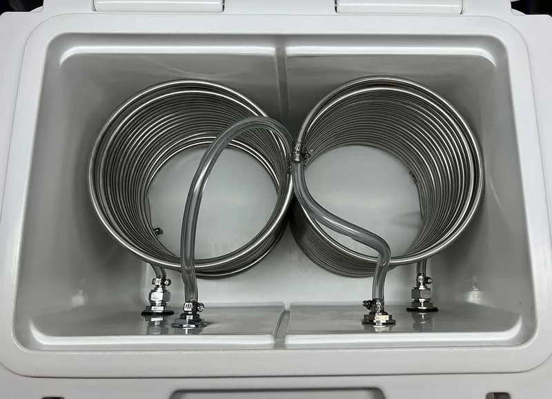 TAPCRAFT Deluxe Double Tap Jockey Box with Intertap Faucets