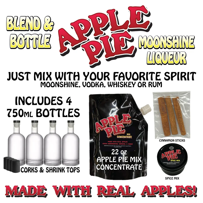 Apple Pie Moonshine Liqueur Mix