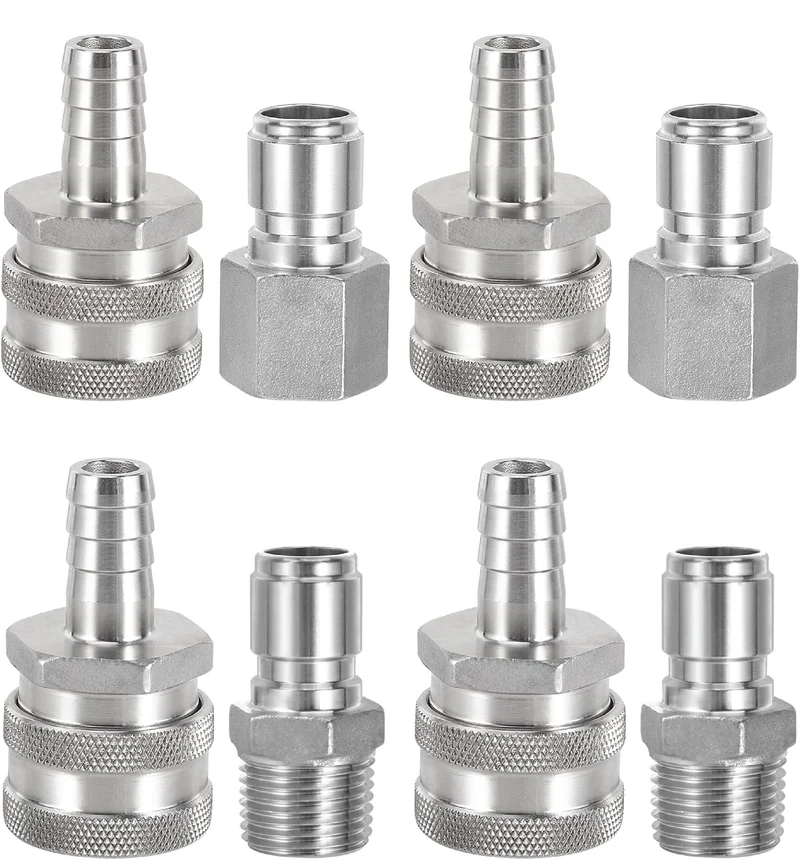 TAPCRAFT Stainless Steel Quick Disconnect Complete Set