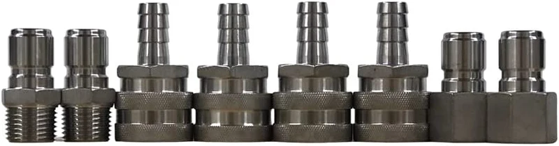 TAPCRAFT Stainless Steel Quick Disconnect Complete Set