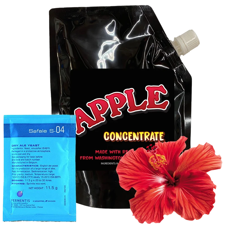 One Gallon Hard Hibiscus Apple Cider Refill Kit