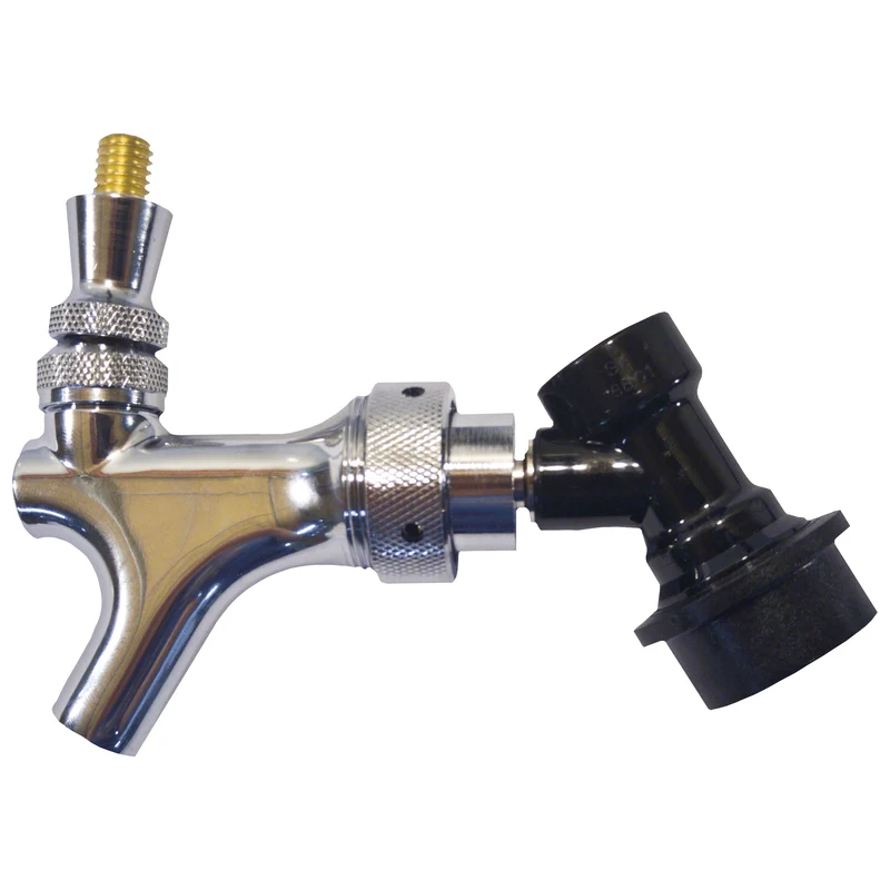 Chrome Faucet with Ball Lock Connector
