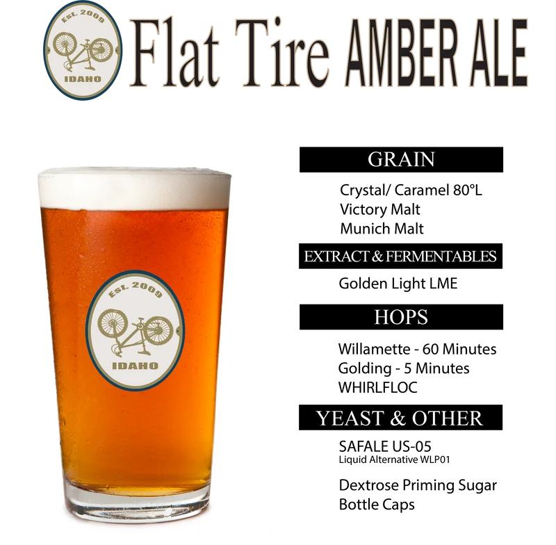 Flat Tire Amber Ale Recipe Kit