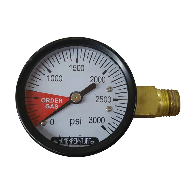 High Pressure Air Gauge 3000 PSI