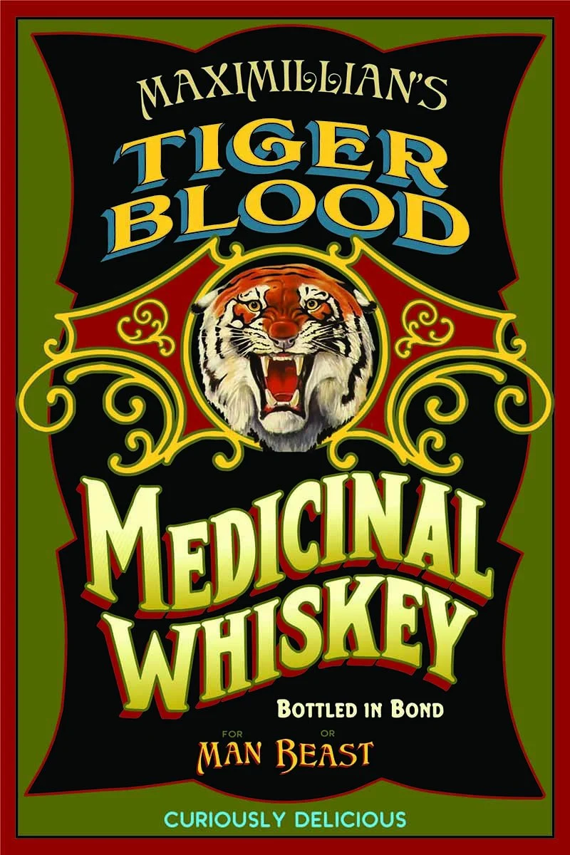 Tiger Blood Wood Sign - Personalized