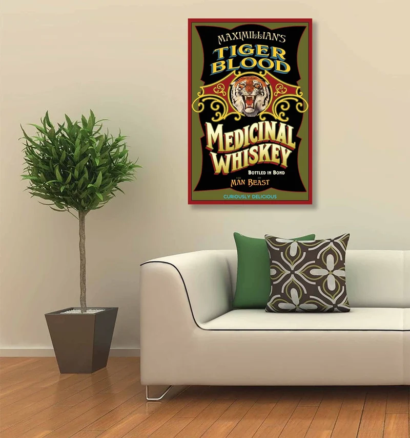 Tiger Blood Wood Sign - Personalized