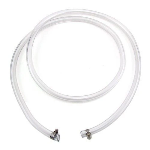 Air Co2 Line Jumper 5/16 ID x 9/16 OD x 5' W/ Screw Clamps Home Brewing Beer