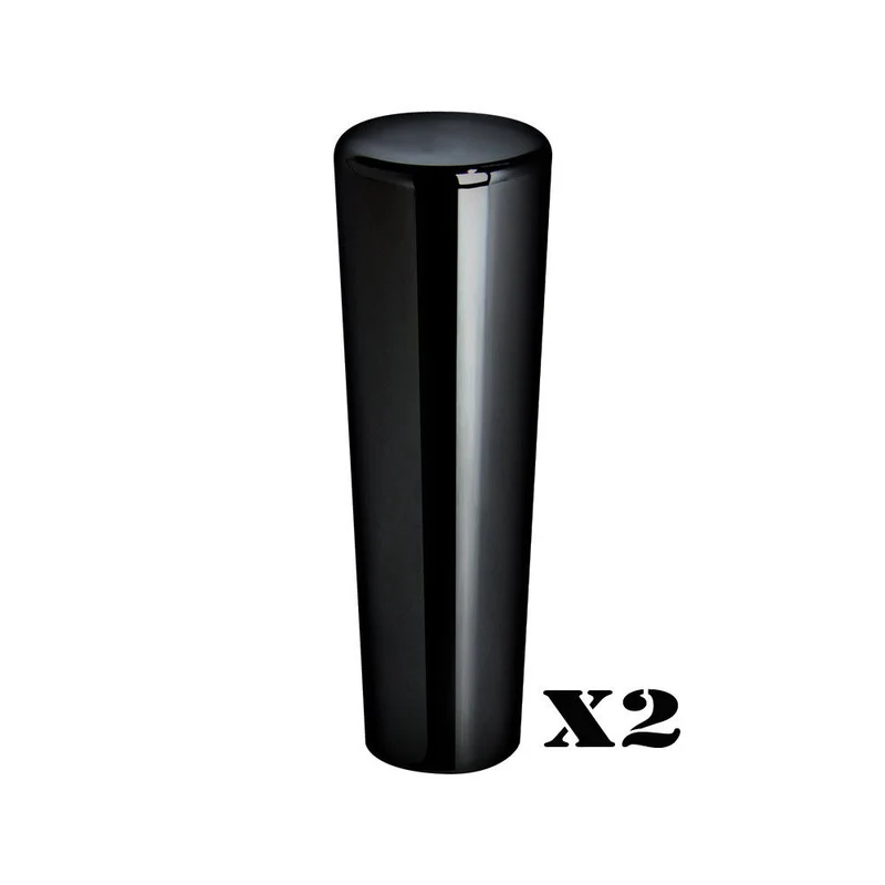 2x NEW Tap Handle Black Plastic Knob Draft Beer Faucet Replacement Homebrew Bar