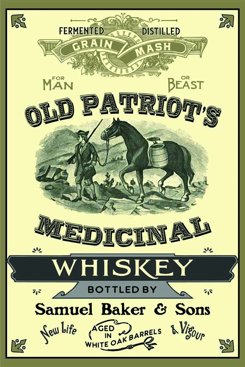 Medicinal Whiskey Wood Sign - Personalized
