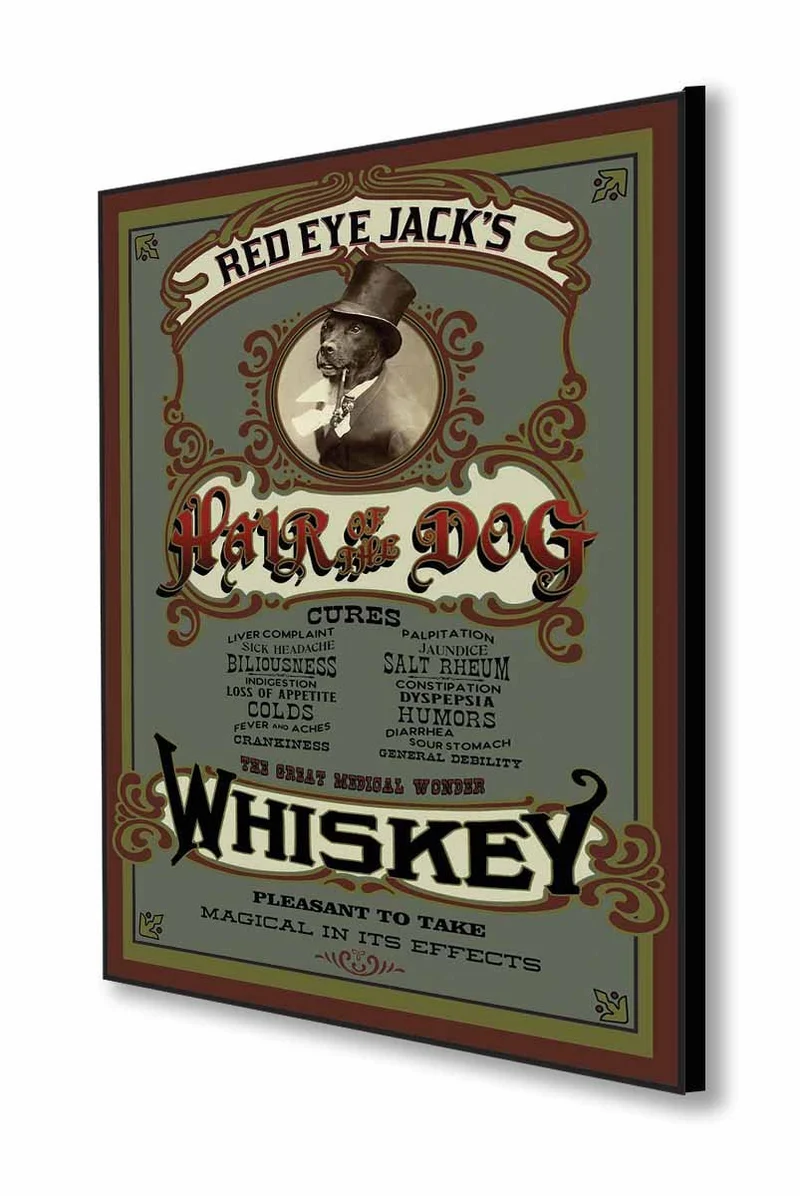 Hair Of The Dog Wood Sign - Personalized
