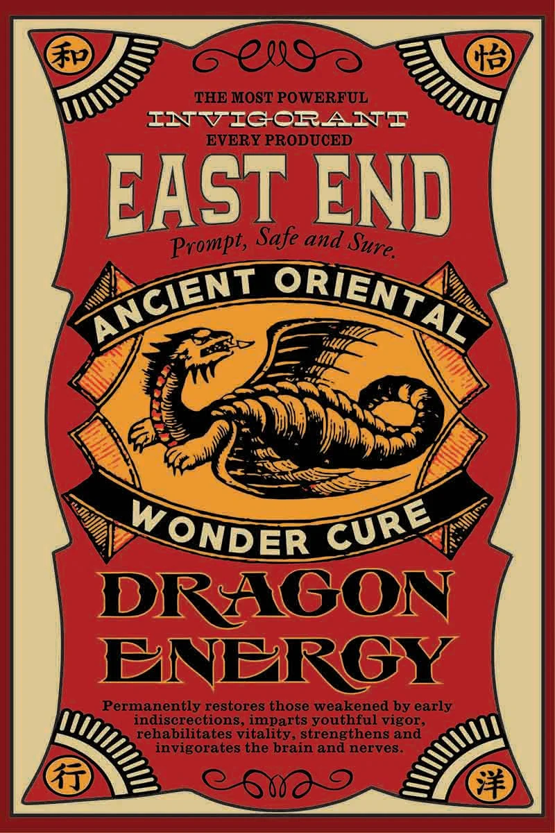 Dragon Energy Wood Sign - Personalized
