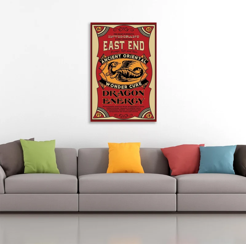 Dragon Energy Wood Sign - Personalized