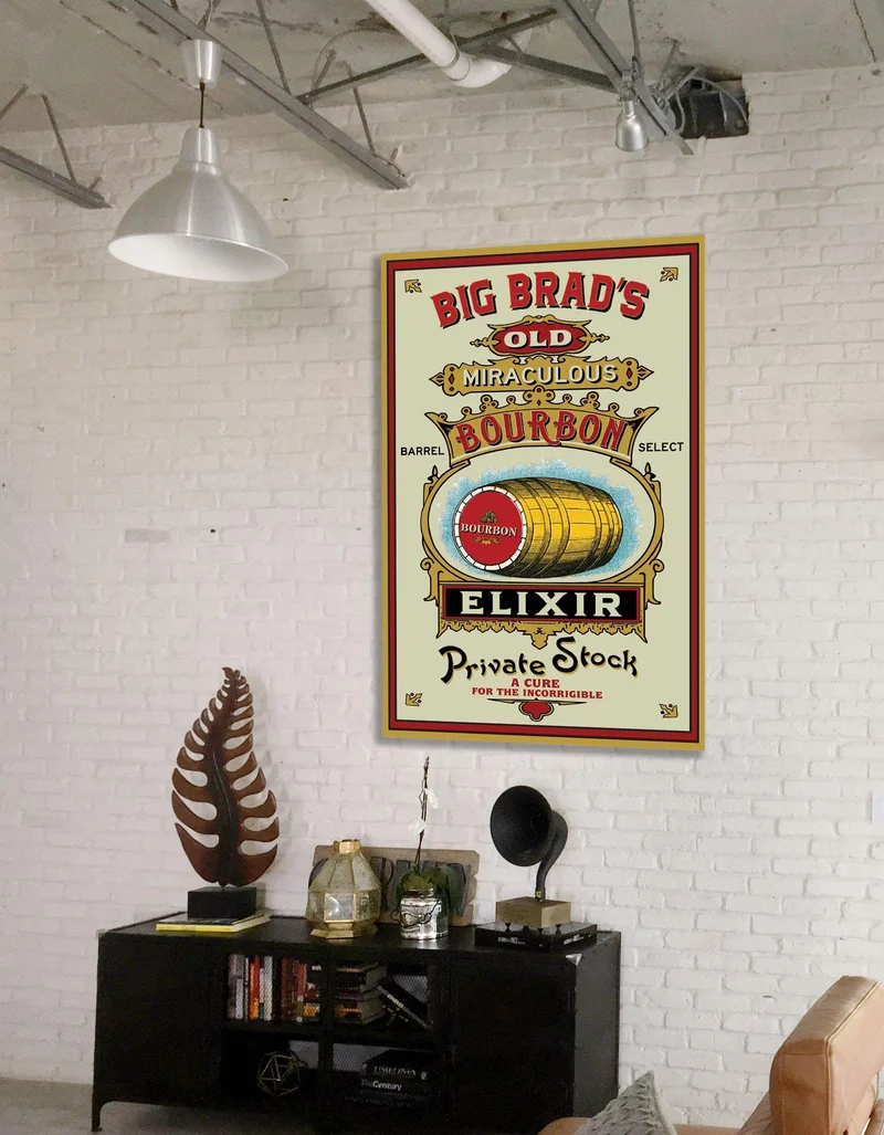 Bourbon Elixir Wood Sign - Personalized