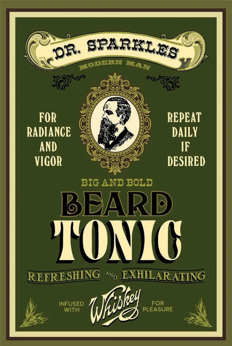 Beard Tonic Wood Sign - Personalized
