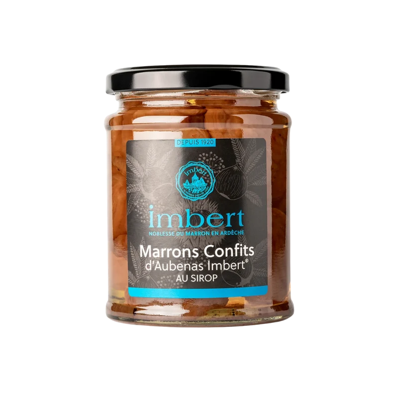 Marrons Confits au Sirop Entiers | 180g