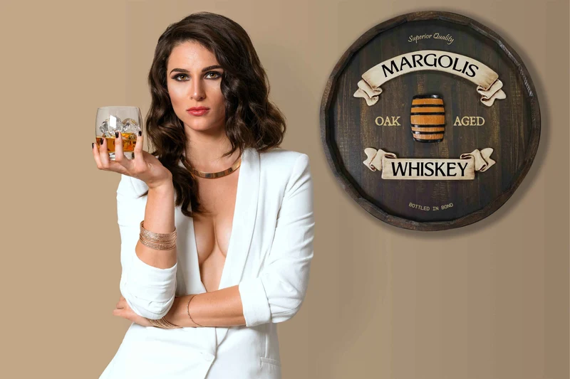 Whiskey Quarter Barrel Sign - Personalized