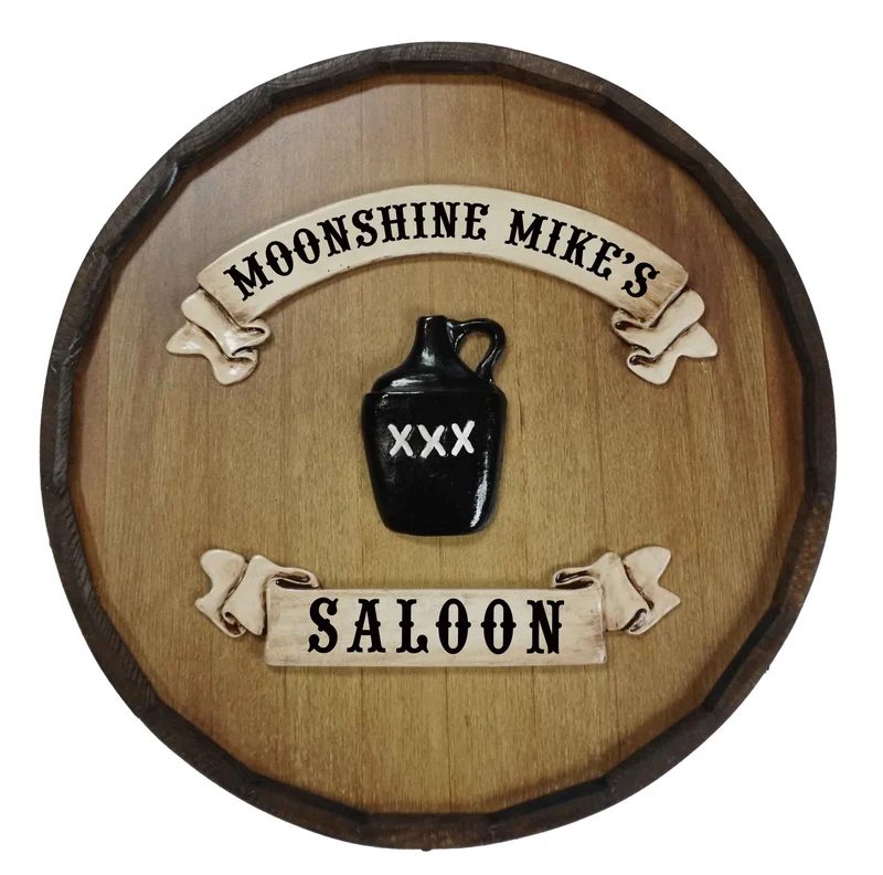 Moonshine Quarter Barrel Sign - Personalized