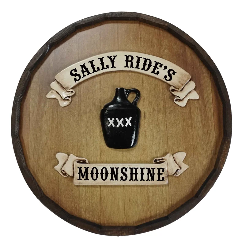 Moonshine Quarter Barrel Sign - Personalized