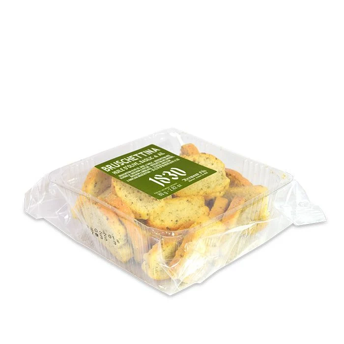 Bruschettinas Huile d'olive Basilic Ail | 80g
