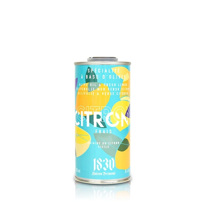 Huile d'Olive Extra Vierge aromatisée au Citron d'Italie | 250 ml