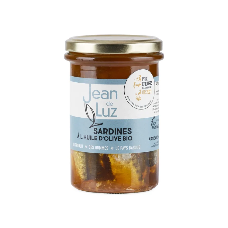 Sardines Sauvages à l'Huile d'Olive Bio | 270g
