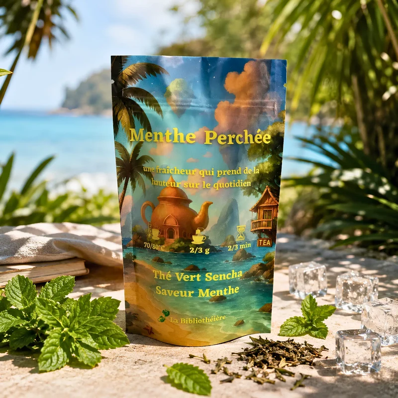 Thé Vert Menthe en Sachets Pyramides - Menthe Perchée